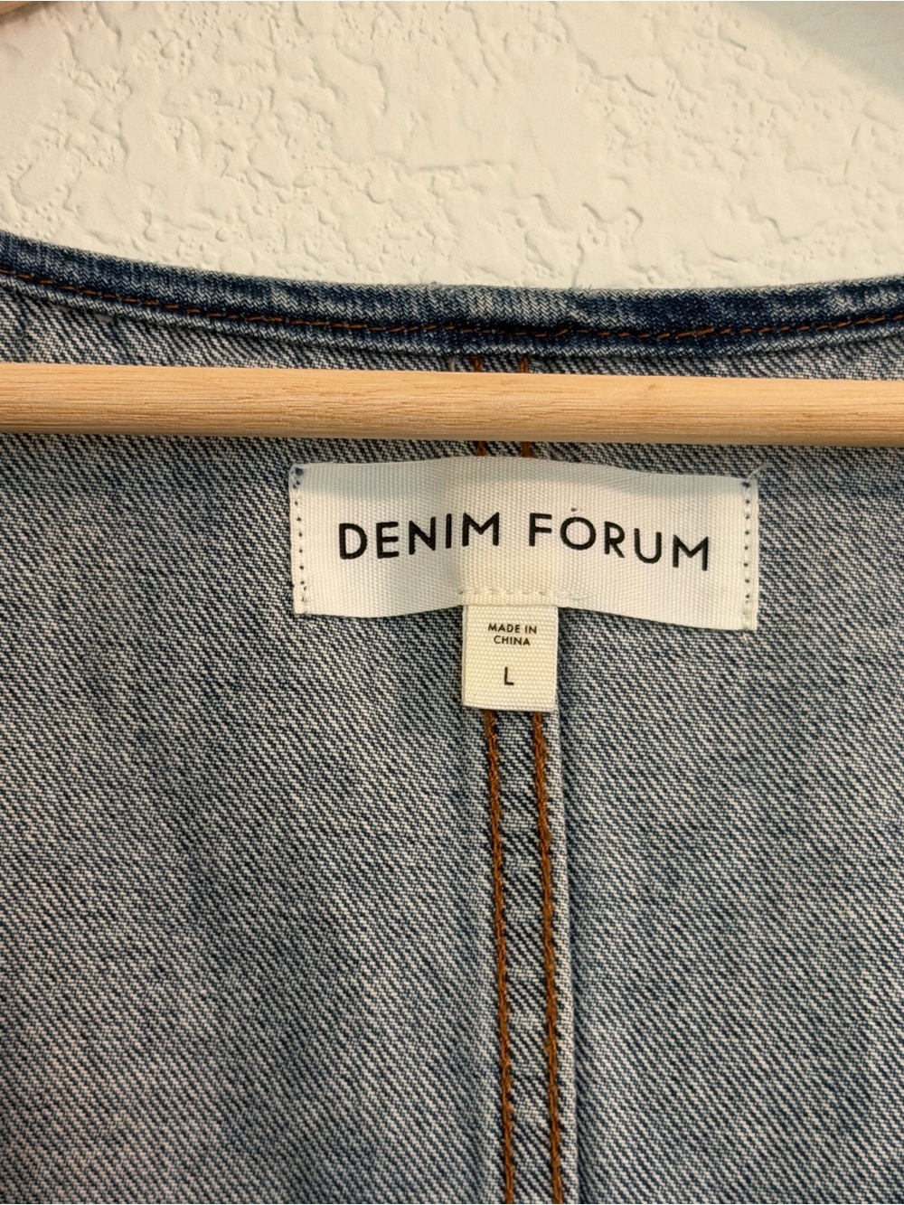 Women's Dark Blue Denim Button Vest size Large - Picture 3 of 7
